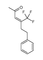6-phenyl-4-(trifluoromethyl)hex-3-en-2-one Structure