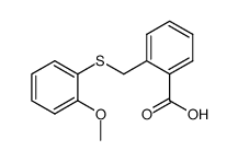 2-(2-Methoxyphenylthiomethyl)benzoic acid Structure