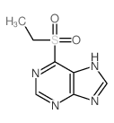 6-ethylsulfonyl-7H-purine结构式