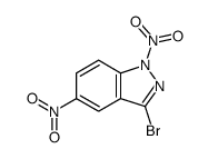 3-bromo-1,5-dinitroindazole Structure