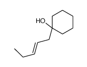 1-pent-2-enylcyclohexan-1-ol Structure