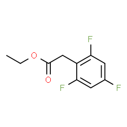 ethyl 2-(2,4,6-trifluorophenyl)acetate结构式