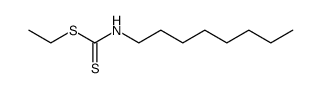 ethyl octylcarbamodithioate Structure