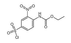 ethyl[(4-chlorosulfonyl-2-nitro)phenyl]carbamate Structure