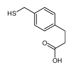 3-[4-(sulfanylmethyl)phenyl]propanoic acid Structure