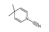 1(4H)-Pyridinecarbonitrile,4,4-dimethyl-(9CI) Structure