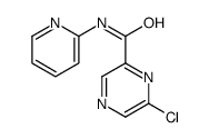 6-Chloro-N-(pyridin-2-yl)pyrazine-2-carboxamide structure