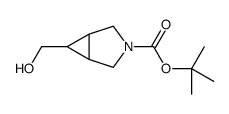 tert-butyl 6-(hydroxymethyl)-3-azabicyclo[3.1.0]hexane-3-carboxylate Structure