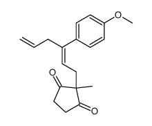 (Z)-3-methoxy-5,6,8,14-disecoestra-1,3,5(10),6,9(11)-pentaen-17-one Structure