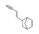 3-(bicyclo[2.2.1]hept-5-en-2-yl)acrylonitrile结构式