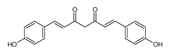 1,6-Heptadiene-3,5-dione, 1,7-bis(4-hydroxyphenyl)-, (1E,6E)结构式