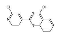 2-(2-chloropyridin-4-yl)quinazolin-4-ol Structure
