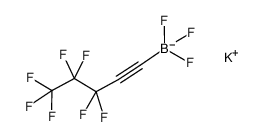 potassium (heptafluoropentynyl)trifluoroborate结构式