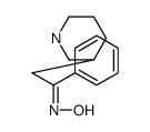 N-[2-(1-azabicyclo[2.2.2]octan-3-yl)-1-phenylethylidene]hydroxylamine Structure