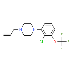 Piperazine, 1-[2-chloro-3-(trifluoromethoxy)phenyl]-4-(2-propen-1-yl)-结构式