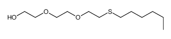 2-[2-(2-hexylsulfanylethoxy)ethoxy]ethanol结构式