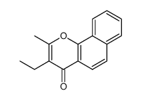 3-ethyl-2-methyl-benzo[h]chromen-4-one结构式