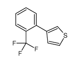 3-[2-(Trifluoromethyl)phenyl]thiophene Structure