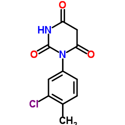 1-(3-Chloro-4-methylphenyl)-2,4,6(1H,3H,5H)-pyrimidinetrione Structure