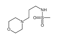 N-(3-morpholin-4-ylpropyl)methanesulfonamide结构式