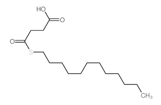 Butanoic acid,4-(dodecylthio)-4-oxo- Structure