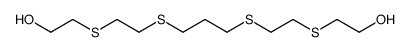 2-[2-[3-[2-(2-hydroxyethylsulfanyl)ethylsulfanyl]propylsulfanyl]ethylsulfanyl]ethanol Structure