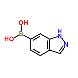 6-Indazolyboronic acid Structure