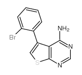 5-(2-bromophenyl)thieno[2,3-d]pyrimidin-4-amine结构式