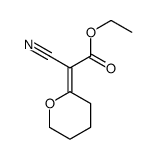 ethyl 2-cyano-2-(oxan-2-ylidene)acetate结构式