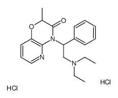 4-[2-(diethylamino)-1-phenylethyl]-2-methylpyrido[3,2-b][1,4]oxazin-3-one,dihydrochloride结构式