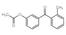 3-ACETOXY-2'-METHYLBENZOPHENONE structure