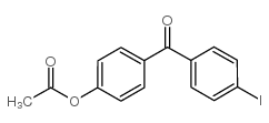 4-ACETOXY-4'-IODOBENZOPHENONE结构式