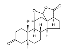 BETA-DIHYDROALDOSTERONE-GAMMA-ETIOLACTONE Structure