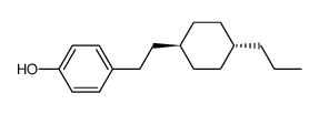 4'-alkylcyclohexyl-ethyl-phenol结构式