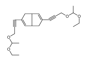 2,5-bis[3-(1-ethoxyethoxy)prop-1-ynyl]-1,3a,4,6a-tetrahydropentalene Structure