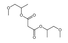 bis(1-methoxypropan-2-yl) propanedioate结构式