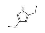 1H-Pyrrole,2,4-diethyl-(9CI)结构式