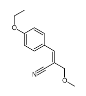 3-(4-ethoxyphenyl)-2-(methoxymethyl)prop-2-enenitrile Structure