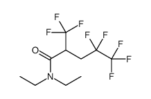 N,N-diethyl-4,4,5,5,5-pentafluoro-2-(trifluoromethyl)pentanamide结构式