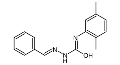1-(benzylideneamino)-3-(2,5-dimethylphenyl)urea结构式