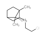2-(2-chloroethylsulfanyl)-1,7,7-trimethyl-norbornane结构式