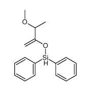 3-methoxybut-1-en-2-yloxy(diphenyl)silane结构式