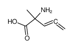 3,4-Pentadienoicacid,2-amino-2-methyl-(9CI) structure