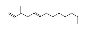 2-methyl-3-methylidenetrideca-1,5-diene Structure