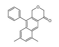 6,8-dimethyl-10-phenyl-1H-benzo[g]isochromen-4-one结构式