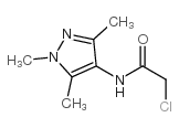 2-氯-N-(1,3,5-三甲基-1H-吡唑-4-基)-乙酰胺结构式