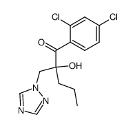 1-(2,4-Dichloro-phenyl)-2-hydroxy-2-[1,2,4]triazol-1-ylmethyl-pentan-1-one Structure