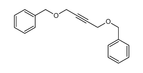 4-phenylmethoxybut-2-ynoxymethylbenzene Structure