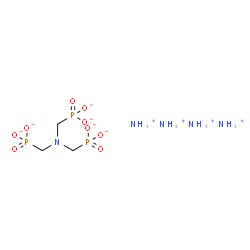 tetraammonium dihydrogen [nitrilotris(methylene)]trisphosphonate结构式