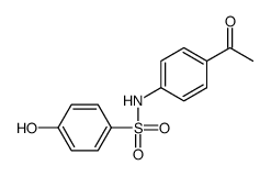 N-(4-乙酰基苯基)-4-羟基苯磺酰胺结构式